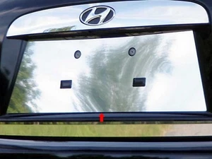 2006-2011 FOR HYUNDAI ACCENT 1 Piece Stainless Steel License Plate Bezel. 4-door - Picture 1 of 1