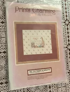 Needles and Hoops Cross Stitch Kit 725 Prints Charming Baby Sampler Brand New - Picture 1 of 4