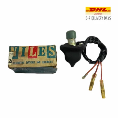 Interruptor de atenuación NOS compatible con Datsun 620 1972-1979 Niles Japón Foto 1 de 4