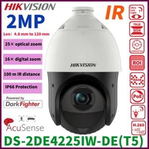 Cámara IP domo Hikvision DS-2DE4225IW-DE(T5) 2MP 25X DarkFighter IR Acusense - Imagen 1 de 3