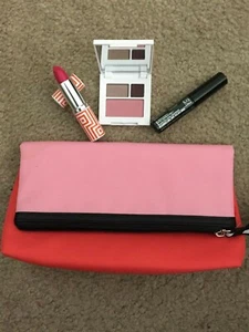 Clinique Travel Size Samples Skin Care and Makeup Products + Cosmetic Pouch Bag - Picture 1 of 4