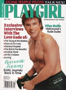PLAYGIRL 5-94 MAY 1994 SOAP STARS JOHN YORK STONE TEMPLE PILOT BLONDS HAIRY RAND - Picture 1 of 3