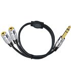 6.35 TRS Stereo to 3.5 Female Cable TRS 1/4" to 3.5mm 1/8 Cable 0.5M