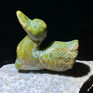 Chinese Old Hongshan Culture Old Jade duck Pendant Gua Jian sculpture - Picture 1 of 7