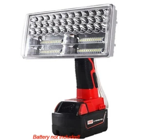 Cordless LED Work Light for Milwaukee 40W 4200LM 18V Jobsite Light Outdoor Light - Picture 1 of 12