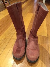 Girls boots red bootie brand size 5