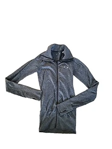 Oakley Jacke mit durchgehendem Reißverschluss Sweatshirt Damen Größe XS anthrazitgrau (B31) - Bild 1 von 5