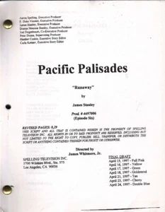 JOAN COLLINS - LUCKY VANOUS - PACIFIC PALISADES - 'Runaway' Script & Photograph - Imagen 1 de 2