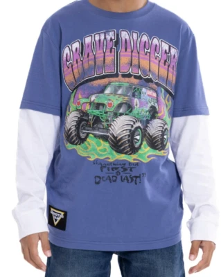 Camiseta Monster Jam Boys Gráfica En Capas Talla XXL (18) Foto 1 de 4