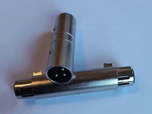 XLR Adapter 3 pol male/male female/female Gender Changer - Bild 1 von 4