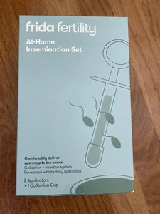 Frida Fertility At-Home Insemination Set 2 Applicators + 1 Collection Cup - Picture 1 of 2