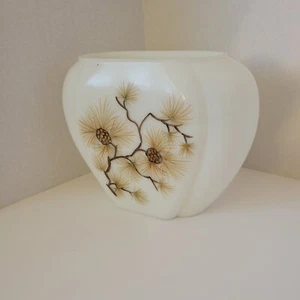 Mid Century Vintage Consolidated Glass Company, Regent Line Pine Cone Vase 6.5"H - Picture 1 of 12