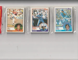 1983 Topps Factory Sealed Rack Pack Andre Dawson On Top Poss Sandberg, Gwynn RC's - Bild 1 von 2