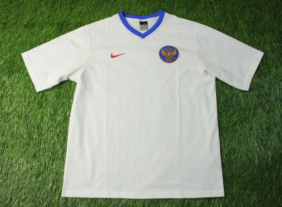 RUSSIA TEAM 2006-2007 FOOTBALL MEN SHIRT JERSEY HOME NIKE ORIGINAL SIZE XL BASIC - Image 1 of 4