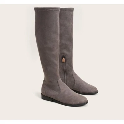 Botas altas informales Gentle Soul by Kenneth Cole para mujer gris gamuza Emma talla 5M Foto 1 de 4