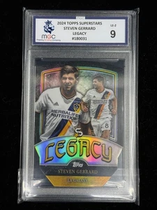 Steven Gerrard LA Galaxy Legacy 2024 Topps MLS Superstars LE-2 MGC 9 senza PSA - Foto 1 di 4