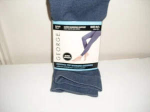 Leggings George Super Opaco Taglia M/L Blu/Denim Control Top Senza Cuciture - Foto 1 di 4
