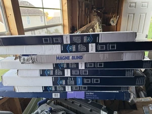 LOT OF 6 ~ OPENED BOX MINI BLINDS VARIOUS SIZES. READ DESCRIPTION - Picture 1 of 2