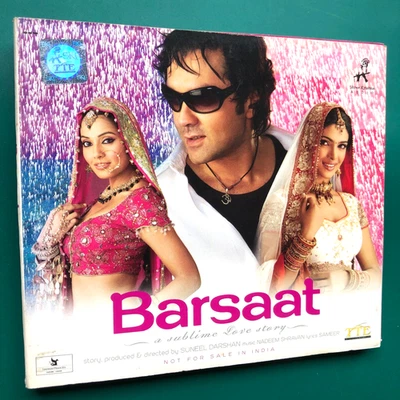 Nadeem Shravan BARSAAT Bollywood Film Soundtrack OST CD Sameer Suneel Darshan VG - Image 1 of 4