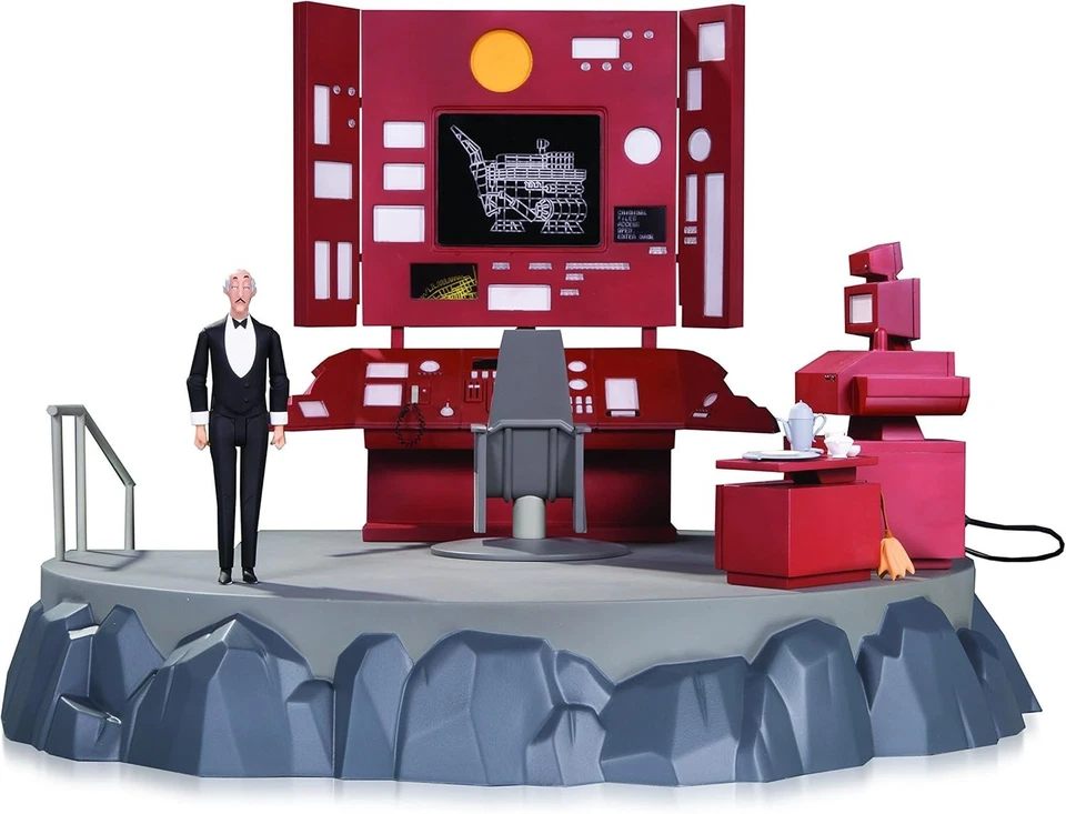 Batman The Animated Series Batcave Playset Alfred 2017 DC Collectibles