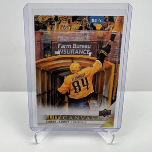 2022-23 Upper Deck Series 2 UD Canvas #C47 Tanner Jeannot Nashville Predators - Picture 1 of 2