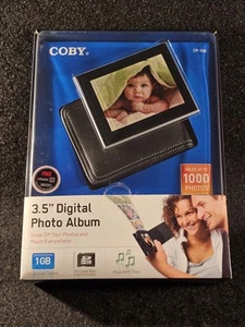 Vintage 2008 Coby 3.5" Digital Photo Album 1GB/1000 Photos DP-350 ⭐️Brand-New!⭐️ - Picture 1 of 4