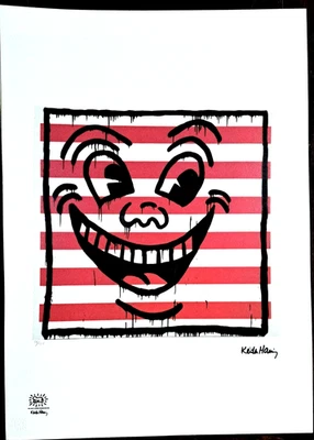 Keith Haring -70x50 cm - Limitierte Auflage Nr. 16/150 - Bild 1 von 3