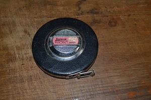 VTG Lufkin Banner White tape HW223 50 Ft Tape Measure Missing Rewind Peg - Picture 1 of 3