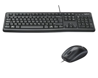 Logitech MK120 Wired Keyboard and Mouse Combo 920-002552 Set New Sealed - Image 1 of 3