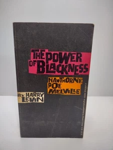 The Power of Blackness: Hawthorne, Poe, Melville (1st THUS) by Harry Levin - Picture 1 of 10