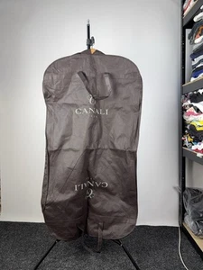 Bolsa de ropa Canali marrón funda de traje estuche de almacenamiento de viaje - Imagen 1 de 6