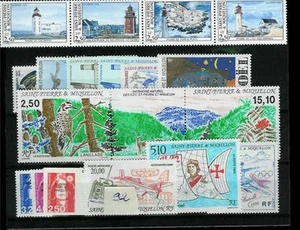 SAINT PIERRE ET MIQUELON ANNEE COMPLETE ** MNH 1992 - Imagen 1 de 1