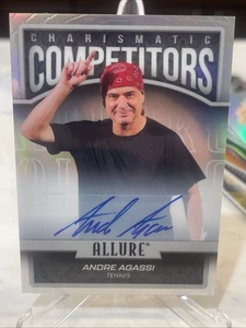 Andre Agassi 2025 UD Allure SE Charismatic Competitors Silver Refractor AUTO🔥🔥 - Picture 1 of 2