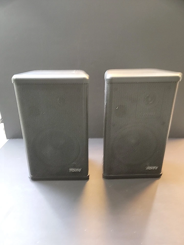 Vintage Mini Advent Bookshelf  Indoor Outdoor Speakers Pair Tested Working - Image 1 of 4