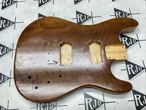 Custom Built Strat Style Electric Guitar Body Pine Flame Hardtail - Picture 1 of 7