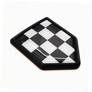  Kariert schwarz und weiß Racing Flagge Aufkleber Sticker Emblem Auto Zubehör  - Bild 1 von 6