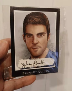Tarjeta de héroes autografiada por Zachary Quinto 2007 258 West auténtica #70-250 - Imagen 1 de 2