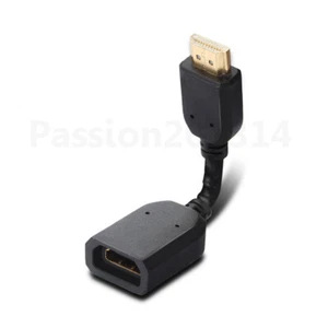 Any Angle Adjustable Rotation HDMI Male to Female Swivel Cable Adapter Converter - Picture 1 of 4