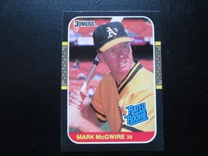 MARK MCGWIRE 1987 DONRUSS RATED ROOKIE CARD # 46 NMMT - Foto 1 di 2
