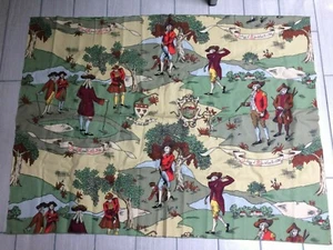 36"x49" Fabric Panel - Depicting 19th Century Golf Scenes - Picture 1 of 9