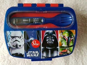 Star Wars Niños Lunch Box 360 ml Picnic Almuerzo Bento Box - Imagen 1 de 3