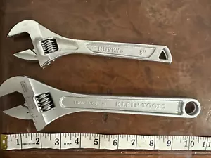 Set of 2 adjustable Wrenches 10 and 8 in - Picture 1 of 9