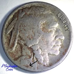 1916 Buffalo Nickel - FS-401 "No F" No Initial Variety - Rare Mint Error Coin - Picture 1 of 3