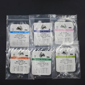 10 Packs Dental Ortho Bondable 1st/2nd Molar 022 Buccal Tube MBT/Roth/Edgewise - Picture 1 of 20