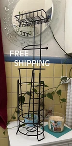 Vertical Toilet Paper Holder, Storage, Paper Towels, Soap or Cell Phone 26" Tall - Picture 1 of 14