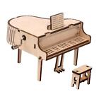 3D Holz Puzzle, DIY Montage Kit Klavier Modell Gehirn Teaser für Erwachsene
