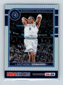 2024-25 Panini Hoops Anthony Edwards #181 Premium - Picture 1 of 2