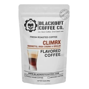 Blackout Kaffee Climax Amaretto irische Creme Kahlua aromatisierter gemahlener Kaffee - 12oz - Bild 1 von 7