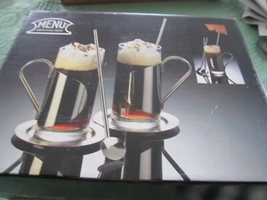 Menu Danish steel house 2 Irish coffee Gläser, Teegläser etc. 3 tlg. im Karton - Bild 1 von 8