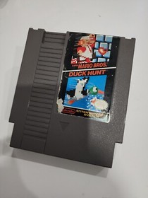 1985 Super Mario Bros. AND Duck Hunt Original Nintendo NES Game Cartridge